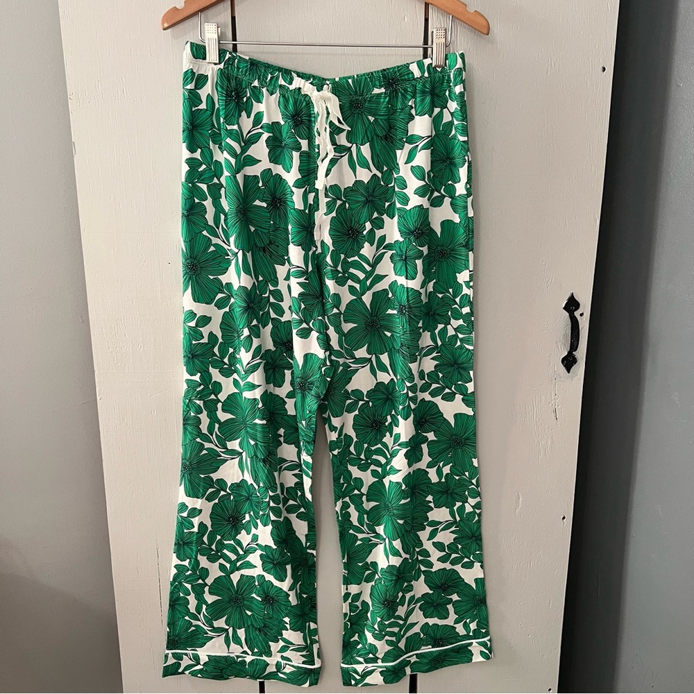 J. Crew Eco dreamiest long-sleeve pajama set in greenhouse floral print Medium - Picture 6 of 15